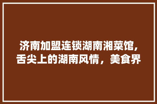 济南加盟连锁湖南湘菜馆,舌尖上的湖南风情，美食界的璀璨明珠_济南加盟连锁湖南湘菜馆 济南加盟连锁湖南湘菜馆,舌尖上的湖南风情，美食界的璀璨明珠_济南加盟连锁湖南湘菜馆 饮食拾萃