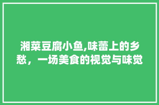 湘菜豆腐小鱼,味蕾上的乡愁，一场美食的视觉与味觉盛宴_湘菜豆腐小鱼的做法大全 湘菜豆腐小鱼,味蕾上的乡愁，一场美食的视觉与味觉盛宴_湘菜豆腐小鱼的做法大全 饮食拾萃
