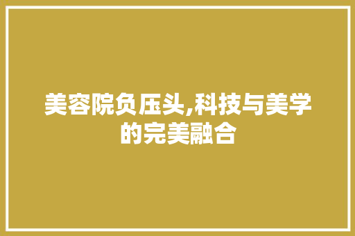 美容院负压头,科技与美学的完美融合 美容院负压头,科技与美学的完美融合 服饰装扮