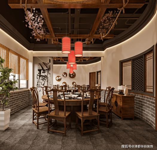 湘菜馆室内设计,传统与现代的完美融合(湘菜馆室内照片大全) 湘菜馆室内设计,传统与现代的完美融合(湘菜馆室内照片大全) 饮食拾萃